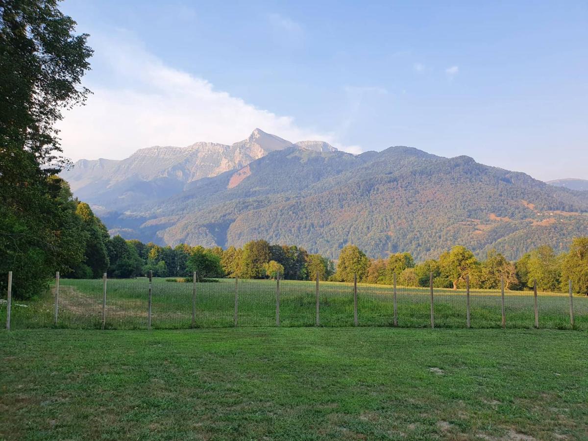 Apartma Kacwa Villa Kobarid Buitenkant foto